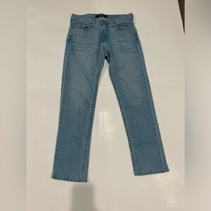 Hollister Slim Straight Jeans Men’s 28 X 30 Light Wash Epic Flex